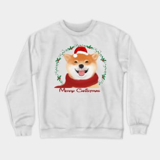 merry Christmas t-shirt. dog picture new year t-shirt Crewneck Sweatshirt